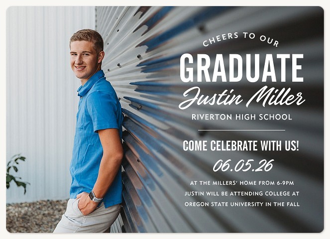 Subtle Statement Graduation Cards