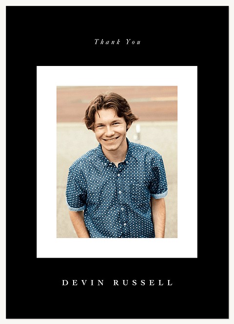 Sophisticated Frame Thank You Cards 