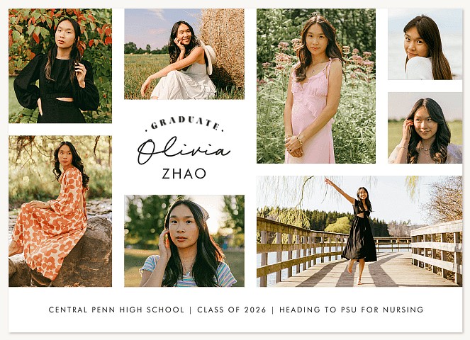 Modern Gallery Graduation Cards