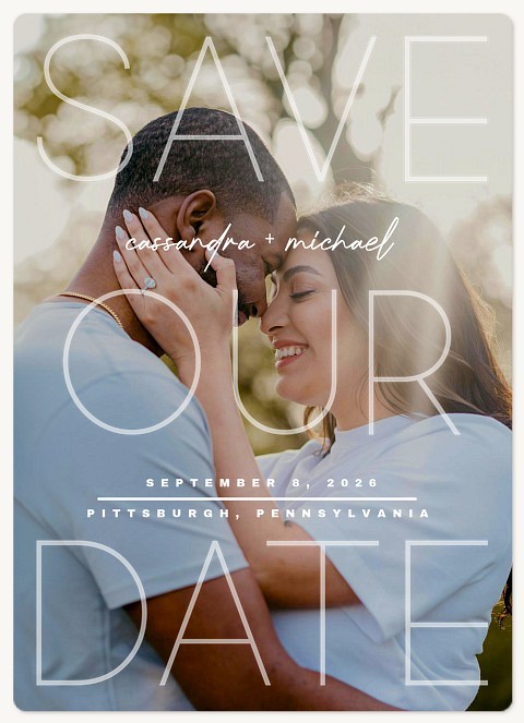 Pronounced  Save the Date Magnets