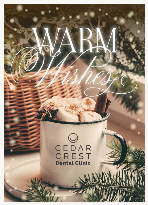 Warm Wishes Business Holiday Cards