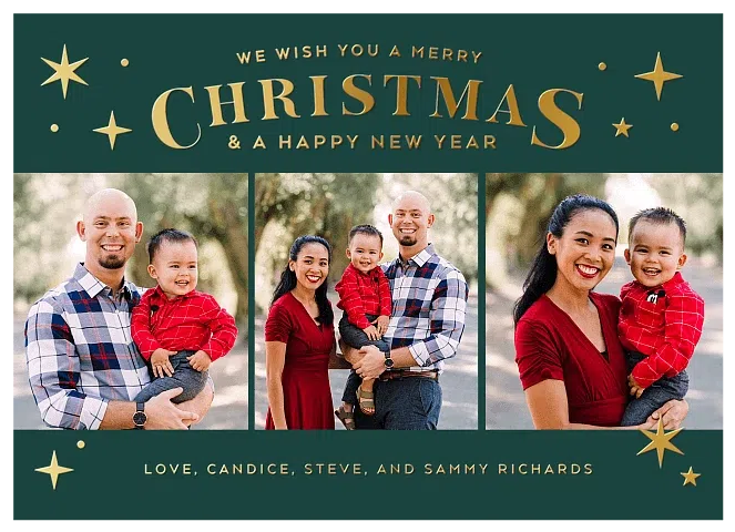 Sparkle Season Personalized Holiday Cards