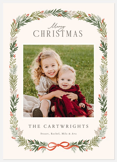 Garland Frame Holiday Photo Cards