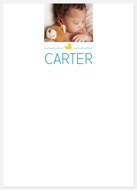 Mister Lucky Ducky Thank You Cards 