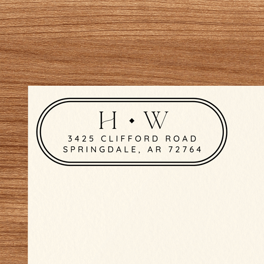 Elegant Oval | Custom Rubber Stamps