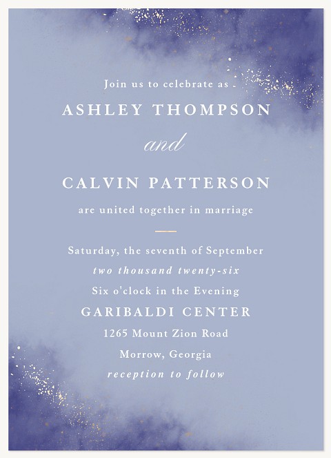 Starry-Eyed Wedding Invitations