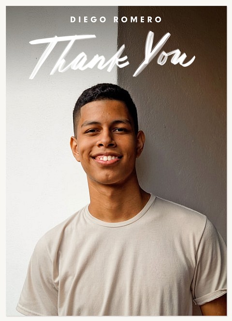 Swept Away Thank You Cards 