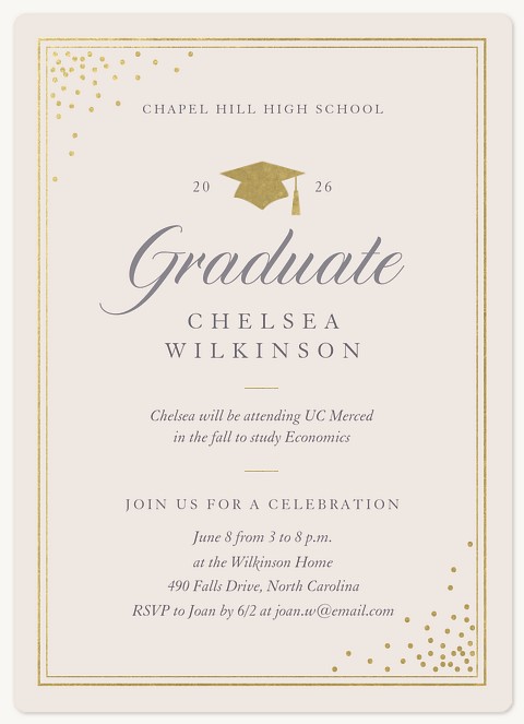 Confetti Corners Graduation Cards