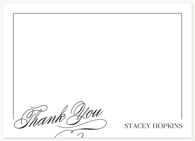 Lovely Type Thank You Cards 