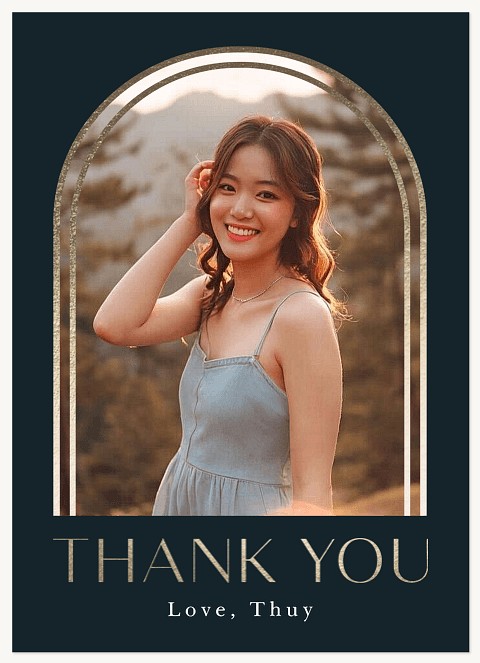 Arch Deco Thank You Cards 