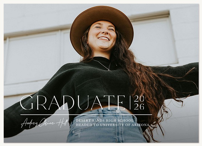 Corner Lines Graduation Cards