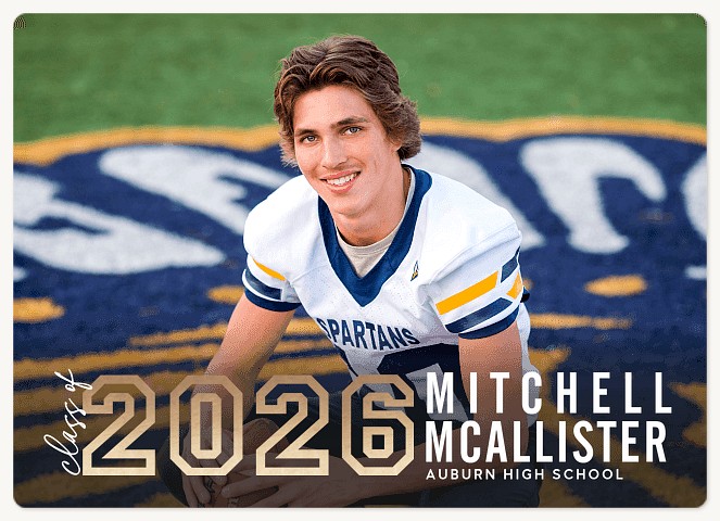 Collegiate Overlay Graduation Cards