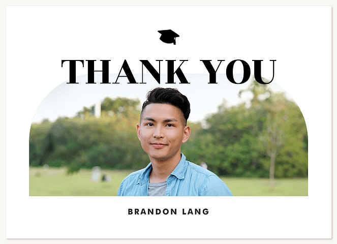 Minimalist Archway Thank You Cards 