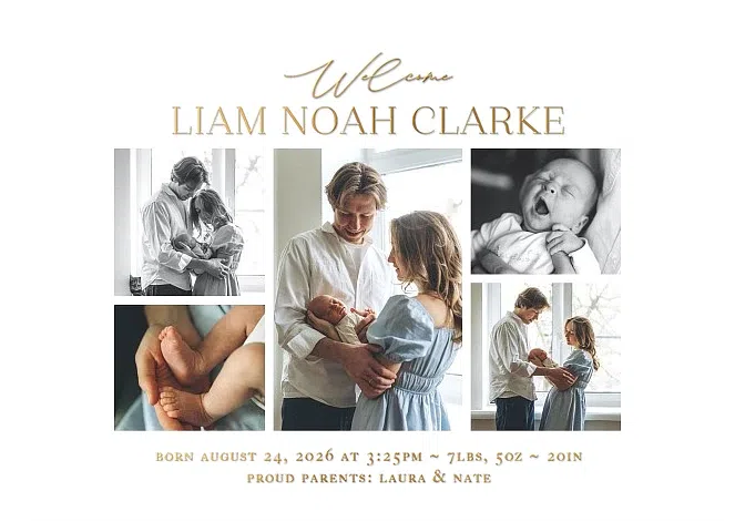 Simple Gallery Baby Announcements