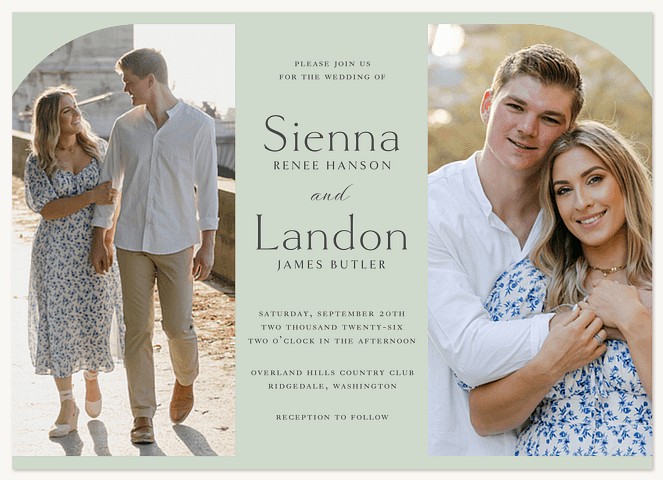 Classic & Simple Wedding Invitations