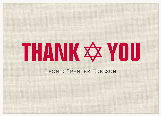 Bold Fete Thank You Cards 