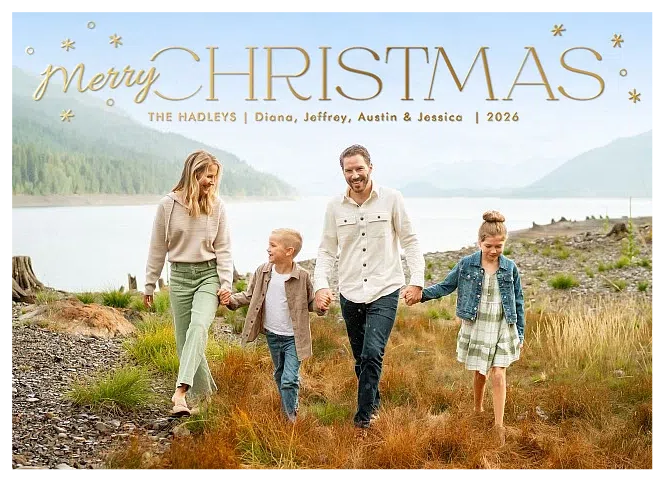 Magical Christmas Personalized Holiday Cards