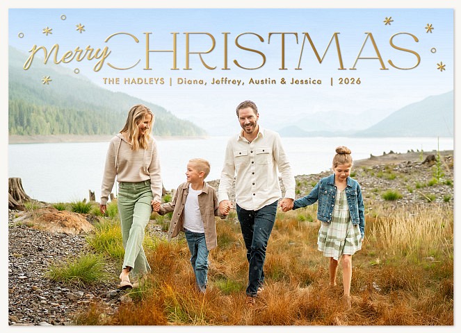 Magical Christmas Personalized Holiday Cards