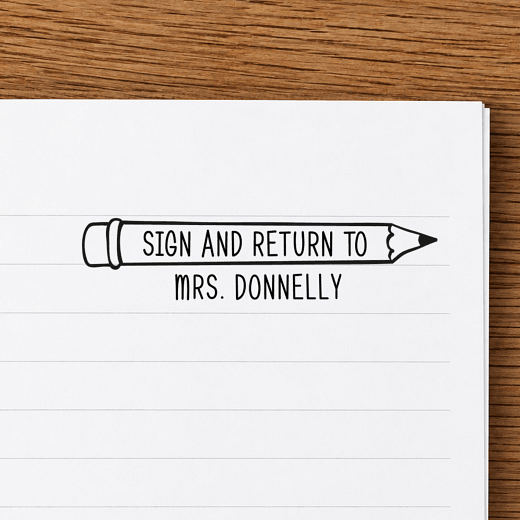 Sign and Return | Custom Rubber Stamps