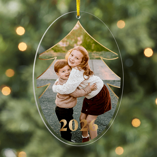 Gilded Tree Personalized Ornaments