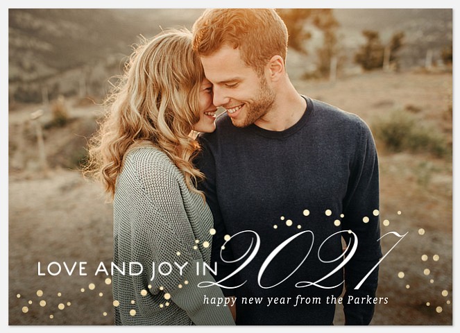 Confetti Aglow Holiday Photo Cards