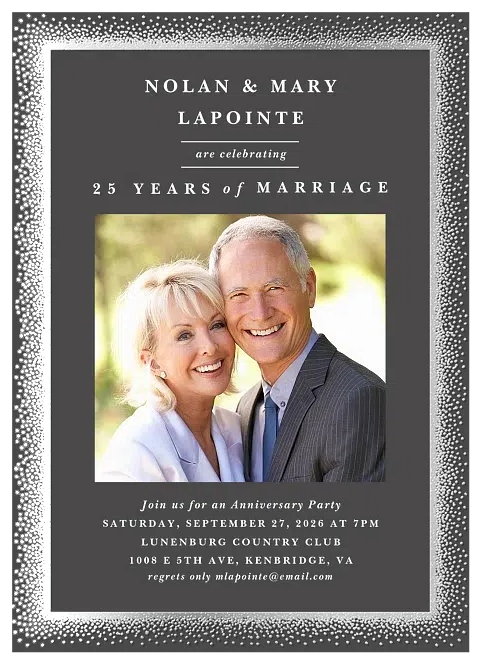 Radiant Together Wedding Anniversary Invitations