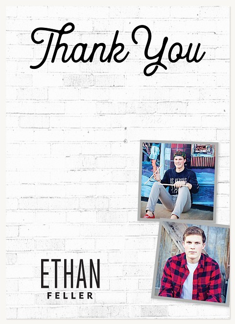 Industrial Brick Thank You Cards 