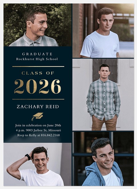 Refined Year Graduation Cards