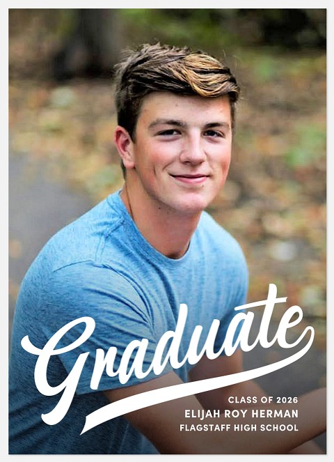 Sporty Graduate Graduation Cards