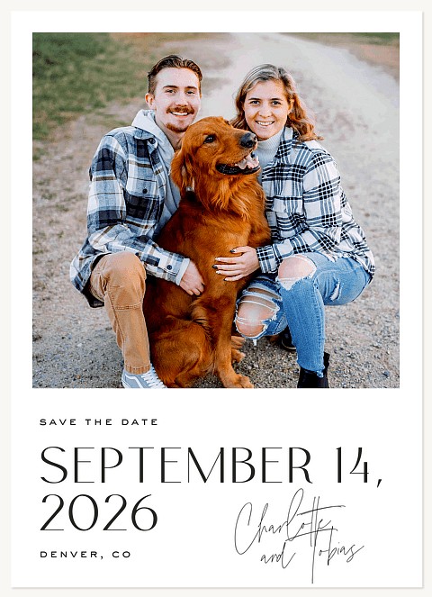 Mark the Moment Save the Date Cards
