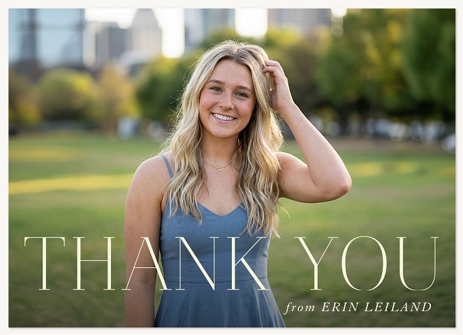 Panoramic Thanks Thank You Cards 