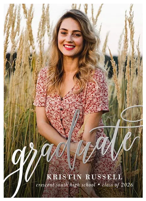Penned Graduate Graduation Announcements