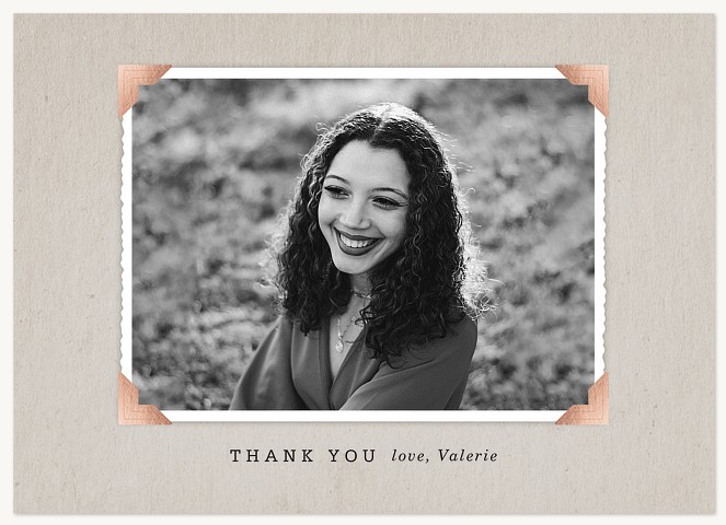 Luxe Corners Thank You Cards 