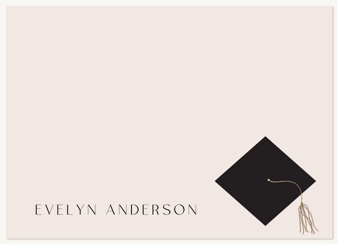 Gold Tassel Thanks Thank You Cards 