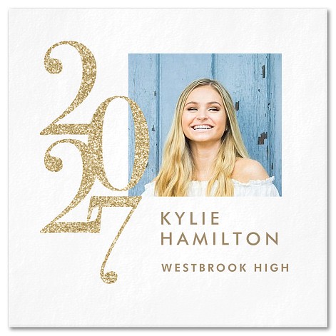 Glistening Year Custom Napkins