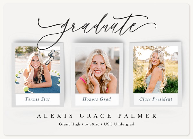 Snapshot Series Graduation Cards