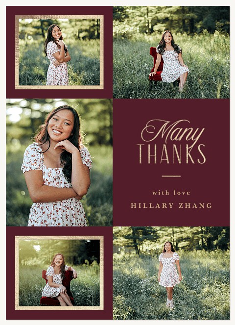 Elegant Highlights Thank You Cards 