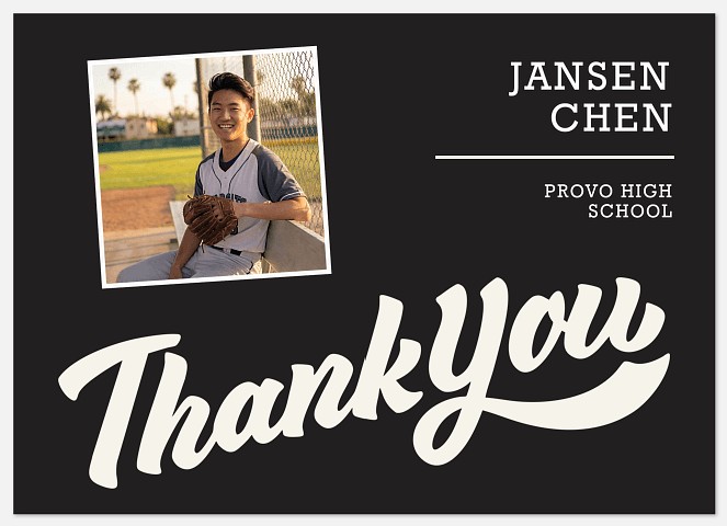 Vintage Script Thank You Cards 