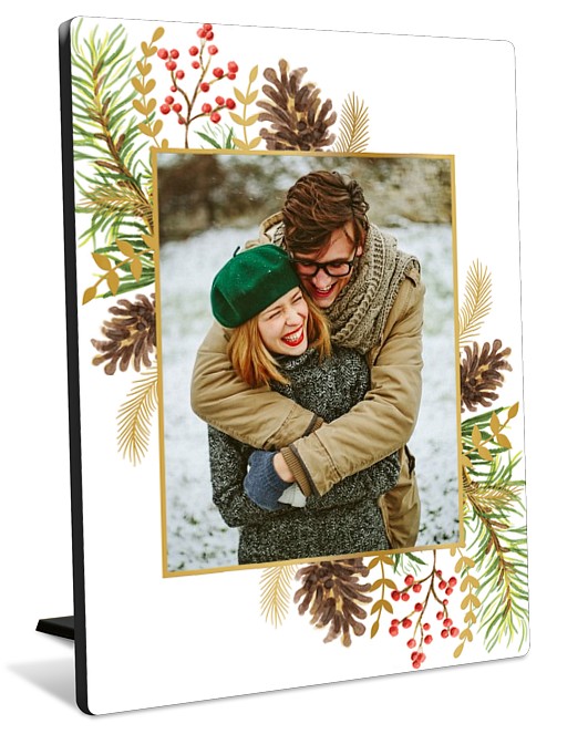 Pine Potpourri Tabletop Photo Panel