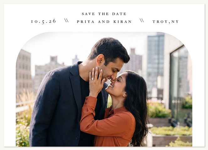 Contour Save the Date Cards