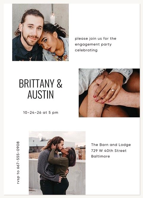 Simply Engaged Engagement Party Invitations