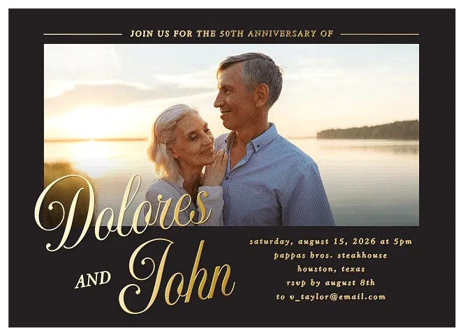 Legacy Love Wedding Anniversary Invitations