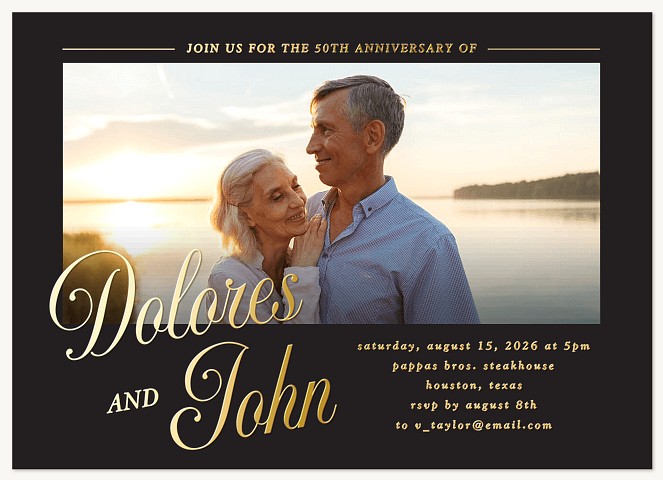 Legacy Love Wedding Anniversary Invitations