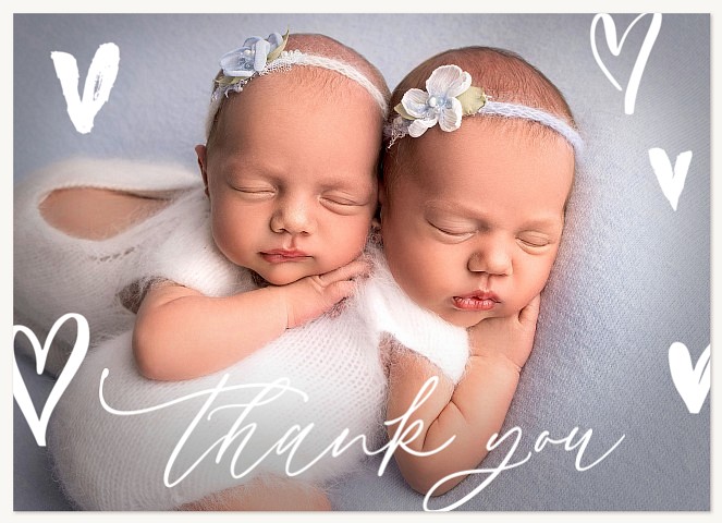 Heartfelt Script Thank You Cards 