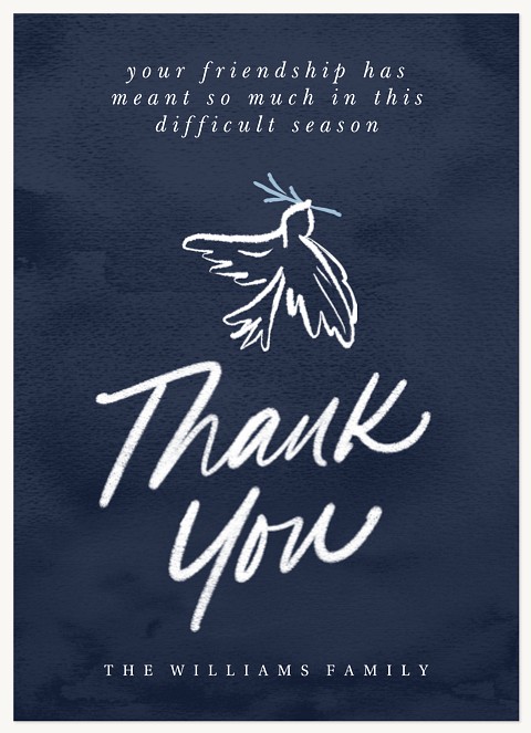 Symbolic Sympathy Thank You Cards 