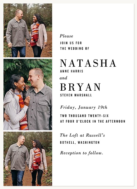  Modern Love Story Wedding Invitations