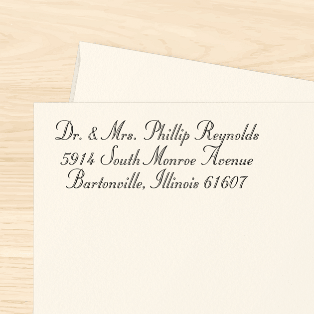 Formal Affair | Custom Rubber Stamps
