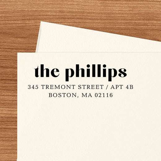 Modern Bold | Custom Rubber Stamps