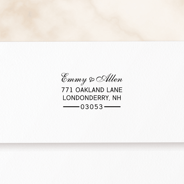 You and Me | Custom Rubber Stamps