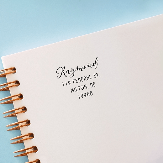 Flourish Script | Custom Rubber Stamps